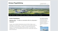 Desktop Screenshot of airwaysflygutbildning.se