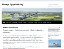 Tablet Screenshot of airwaysflygutbildning.se